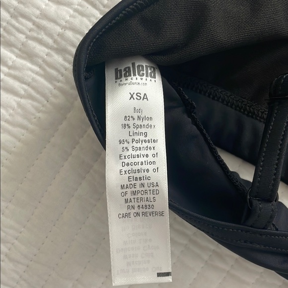 Balera Classic Black Women's Dance Bra - Picture 2 of 6